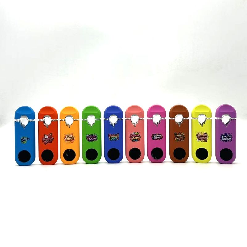 New Pack Man 1g Empty Disposable Vape with LCD Screen & Packaging Wholesale